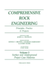 Surface and Underground Project Case Histories : Comprehensive Rock Engineering: Principles, Practice and Projects - eBook