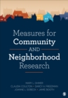 Measures for Community and Neighborhood Research - Book