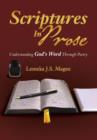 Scriptures in Prose : Understanding God's Word Through Poetry - Book