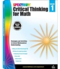 Spectrum Critical Thinking for Math Gr 1 - Book