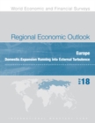 Regional economic outlook : Europe, domestic expansion running into external turbulence - Book