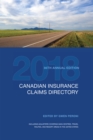 Canadian Insurance Claims Directory 2018 : 86th edition - eBook