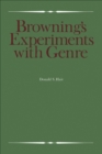 Browning's Experiments with Genre - eBook