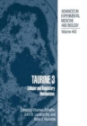Taurine 3 : Cellular and Regulatory Mechanisms - Book