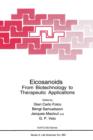 Eicosanoids : From Biotechnology to Therapeutic Applications - Book