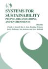 Systems for Sustainability : People, Organizations, and Environments - Book