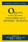 Origins of Anatomically Modern Humans - Book