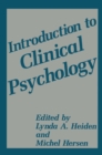 Introduction to Clinical Psychology - eBook