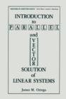 Introduction to Parallel and Vector Solution of Linear Systems - Book