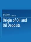 Origin of Oil and Oil Deposits - Book