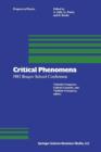 Critical Phenomena : 1983 Brasov School Conference - Book