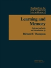 Learning and Memory - eBook