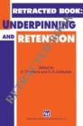 Underpinning and Retention - eBook