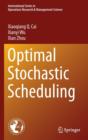 Optimal Stochastic Scheduling - Book