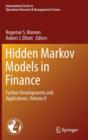 Hidden Markov Models in Finance : Further Developments and Applications, Volume II - Book