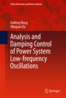 Analysis and Damping Control of Power System Low-frequency Oscillations - eBook