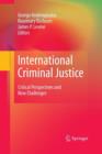 International Criminal Justice : Critical Perspectives and New Challenges - Book