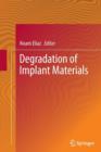 Degradation of Implant Materials - Book