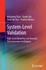 System-Level Validation : High-Level Modeling and Directed Test Generation Techniques - Book