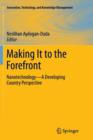 Making It to the Forefront : Nanotechnology-A Developing Country Perspective - Book