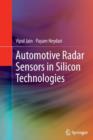 Automotive Radar Sensors in Silicon Technologies - Book