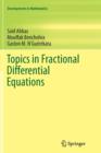 Topics in Fractional Differential Equations - Book