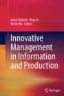 Innovative Management in Information and Production - Book