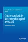 Cluster Analysis in Neuropsychological Research : Recent Applications - Book