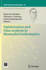 Optimization and Data Analysis in Biomedical Informatics - Book