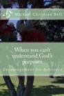 When you can't understand God's purposes : Encouragement for Believers - Book