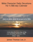 Bible Character Daily Devotions For A 366-day Calendar - Book