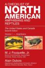 A Checklist of North American Amphibians and Reptiles : The United States and Canada - Book