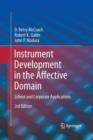 Instrument Development in the Affective Domain : School and Corporate Applications - Book