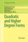 Quadratic and Higher Degree Forms - Book