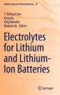 Electrolytes for Lithium and Lithium-Ion Batteries - Book