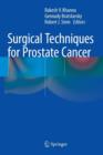 Surgical Techniques for Prostate Cancer - Book