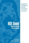 Hox Genes : Studies from the 20th to the 21st Century - Book
