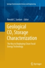 Geological CO2 Storage Characterization : The Key to Deploying Clean Fossil Energy Technology - Book