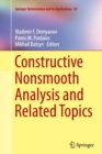 Constructive Nonsmooth Analysis and Related Topics - Book