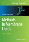 Methods in Membrane Lipids - Book