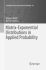 Matrix-Exponential Distributions in Applied Probability - Book