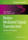 Redox-Mediated Signal Transduction : Methods and Protocols - Book