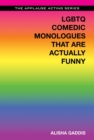 LGBTQ Comedic Monologues That Are Actually Funny - Book