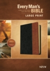 NIV Every Man's Bible Large Print Tutone Onyx/Black - Book