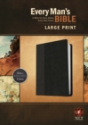 NLT Every Man's Bible Large Print Tutone Brown/Tan - Book