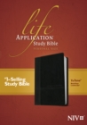 NIV Life Application Study Bible, Second Edition, Personal Size, TuTone (LeatherLike, Black/Onyx) - Book