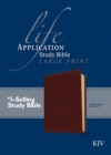 KJV Life Application Study Bible, Second Edition, Large Print (Red Letter, LeatherLike, Brown) - Book
