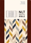 NLT Reflections Bible (Hardcover LeatherLike, Mahogany Brown) - Book