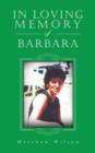 In Loving Memory of Barbara - Book