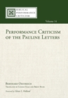 Performance Criticism of the Pauline Letters - Book